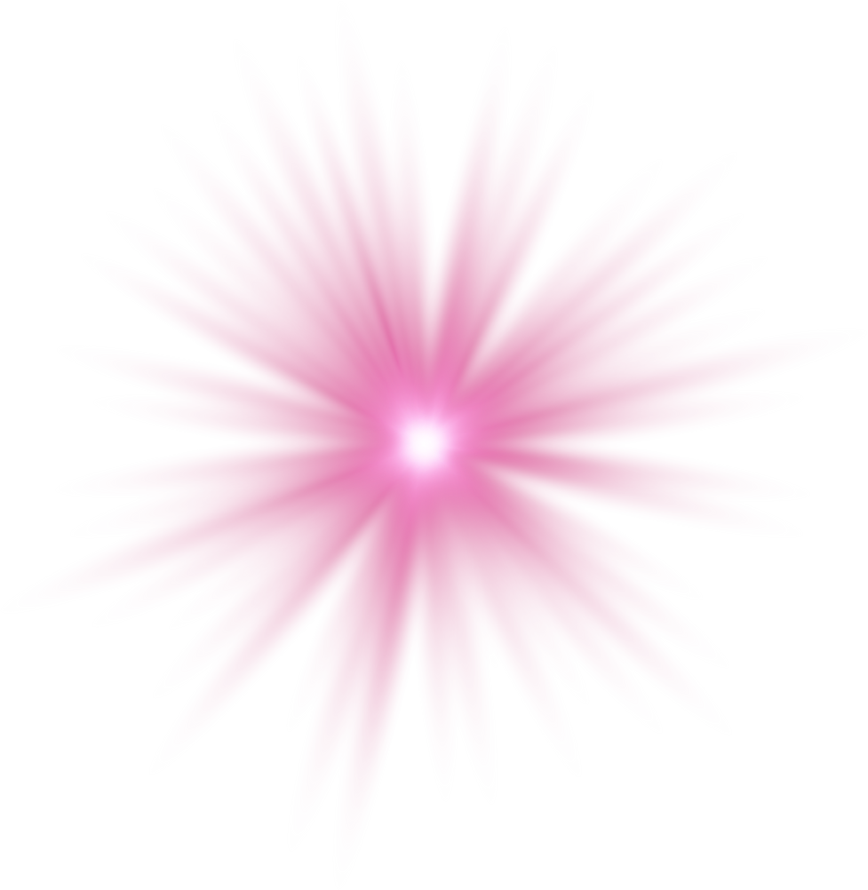 Pink glowing star